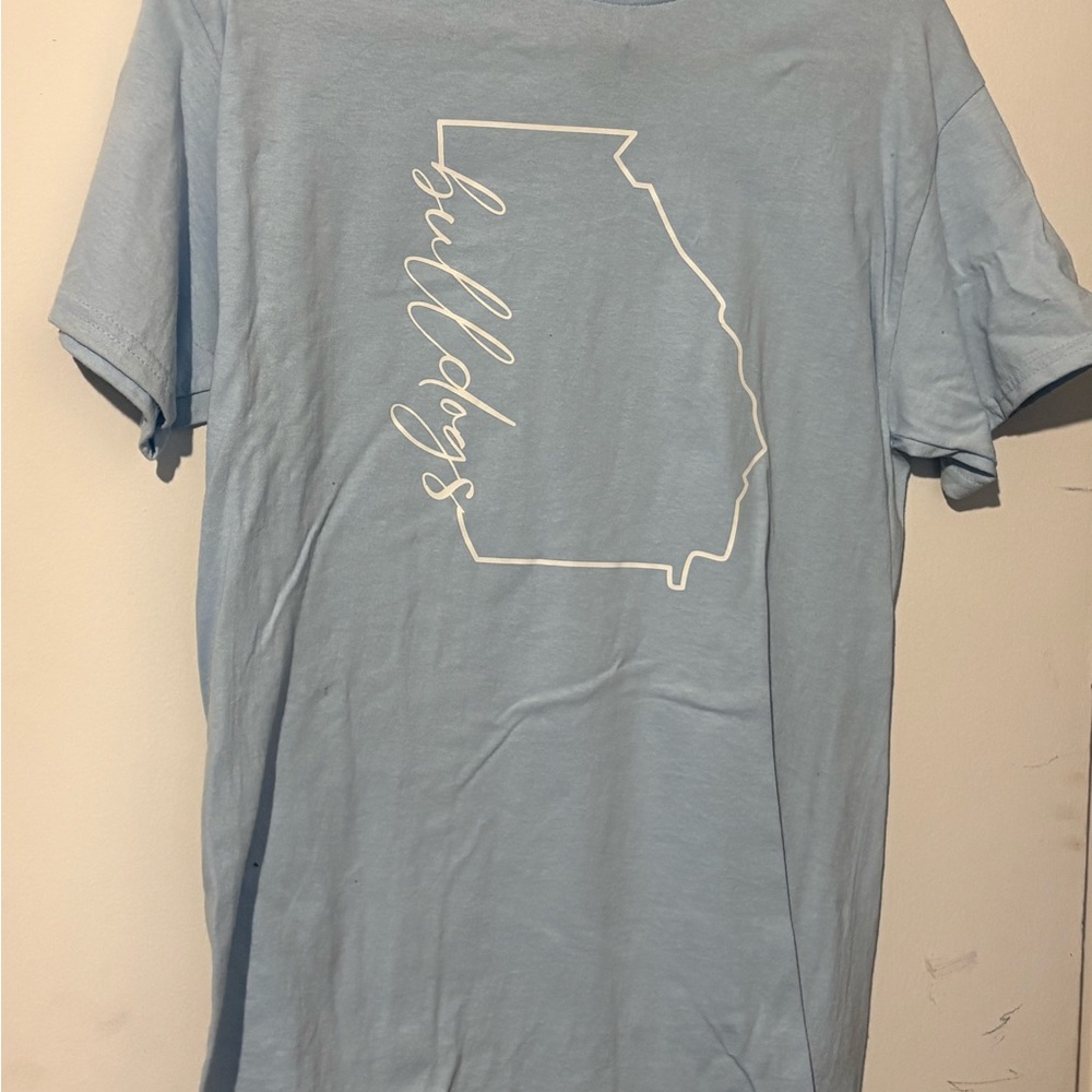 Gildan Sky Blue Graphic Tee